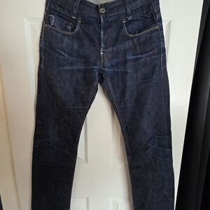 G-Star Men's Dark Blue Slim Jeans